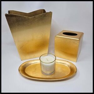 Beautiful Gold Bathroom Set